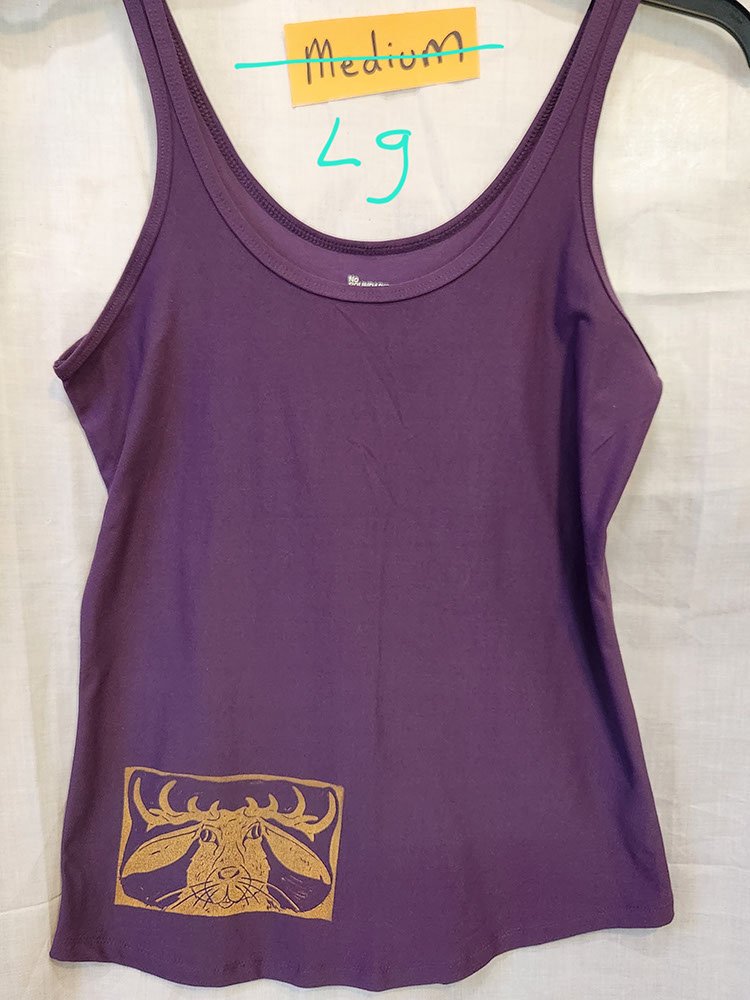 Purple Jackalope Tank Top